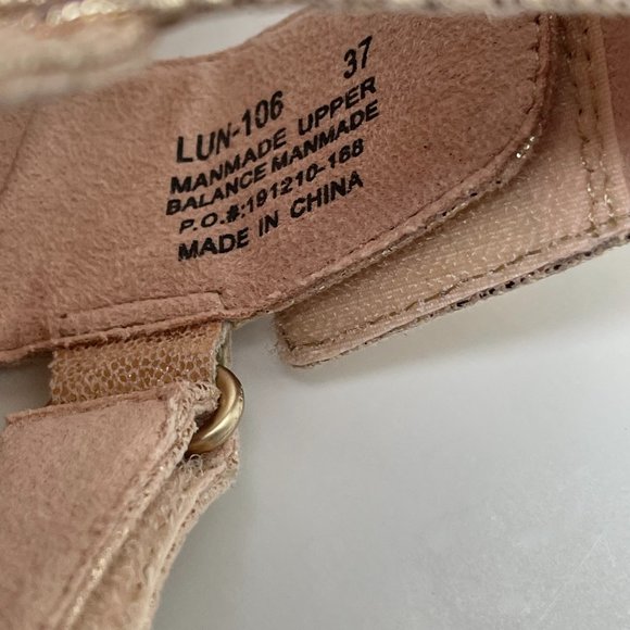 Alegria | Lunah Slingback Sandals Rose Gold Metallic 37 - Picture 6 of 7